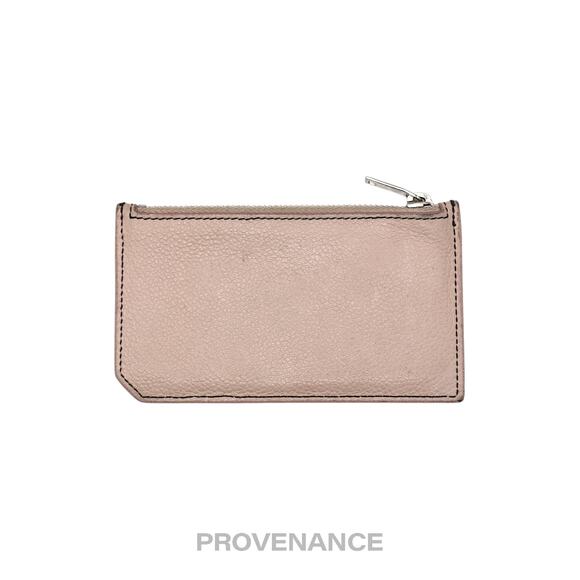🔴 Saint Laurent Paris SLP Fragment Zip Card Wallet - Powder Pink - Picture 2 of 10